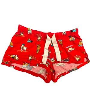 Old Navy Winter Puppy Pj Shorts | Medium
